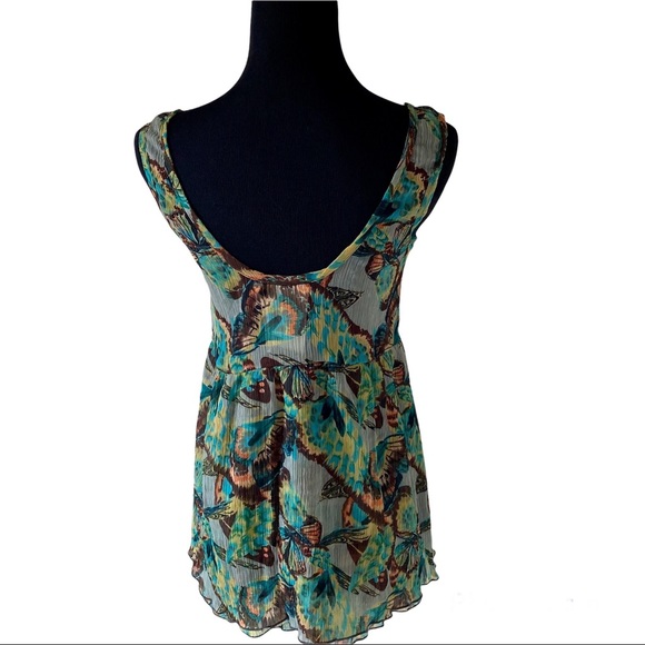 BUFFALO by David Bitton NWOT Butterfly & Lace ‘Danielle’ Tank Top Size Small - Picture 3 of 8